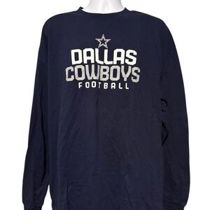 Cowboys Team Apparel Men’s  Navy Blue Long Sleeve Tee XL